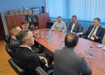 „Концерт као поклон Угљевику“ На пријему код начелника Перића ораганизатори 76 Свјетског купа хармонике