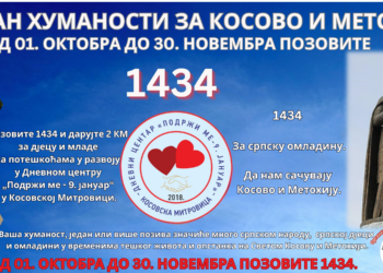 „61. дан хуманости за Косово и Метохију“